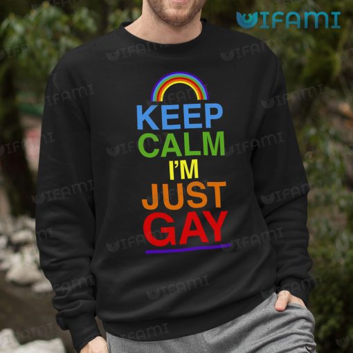 Gay Shirt Keep Calm I’m Just Gay Gift