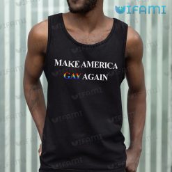 Gay Shirt Make America Gay Again Gay Tank Top