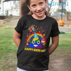 Gay Shirt Poop Happy Birth Gay Rainbow Flag Gay Kid Shirt