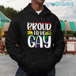 Gay Shirt Proud To Be Gay Rainbow Flag Gay Hoodie