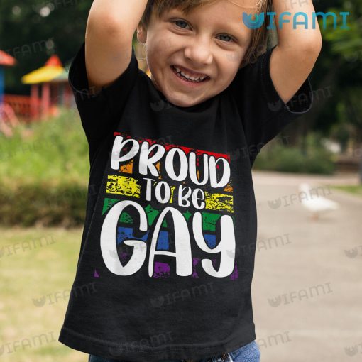 Gay Shirt Proud To Be Gay Rainbow Flag Gay Gift