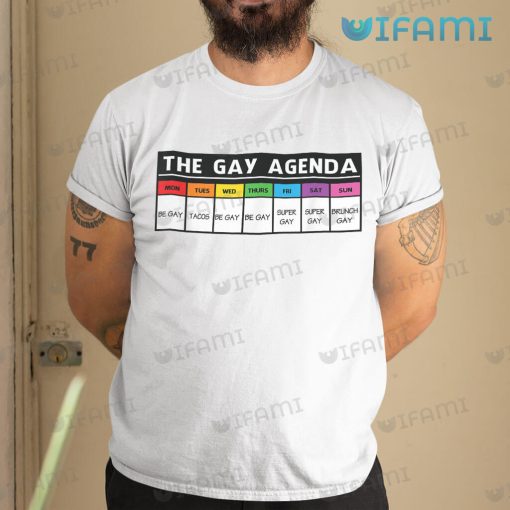 Gay Shirt The Gay Agenda Gay Gift