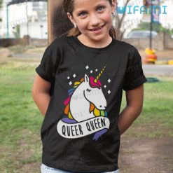 Gay Shirt Unicorn Queer Queen Gay Kid Shirt