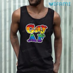 Gay T Shirt Gay AF Rainbow Gay Tank Top