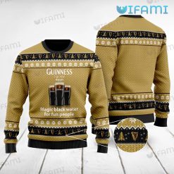 Guinness Christmas Sweater Magic Black Water Guinness Beer Gift
