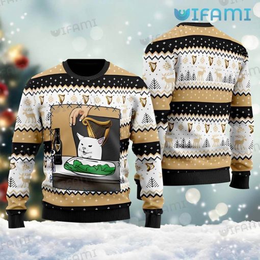 Guinness Christmas Sweater Smudge The Cat Guinness Beer Gift