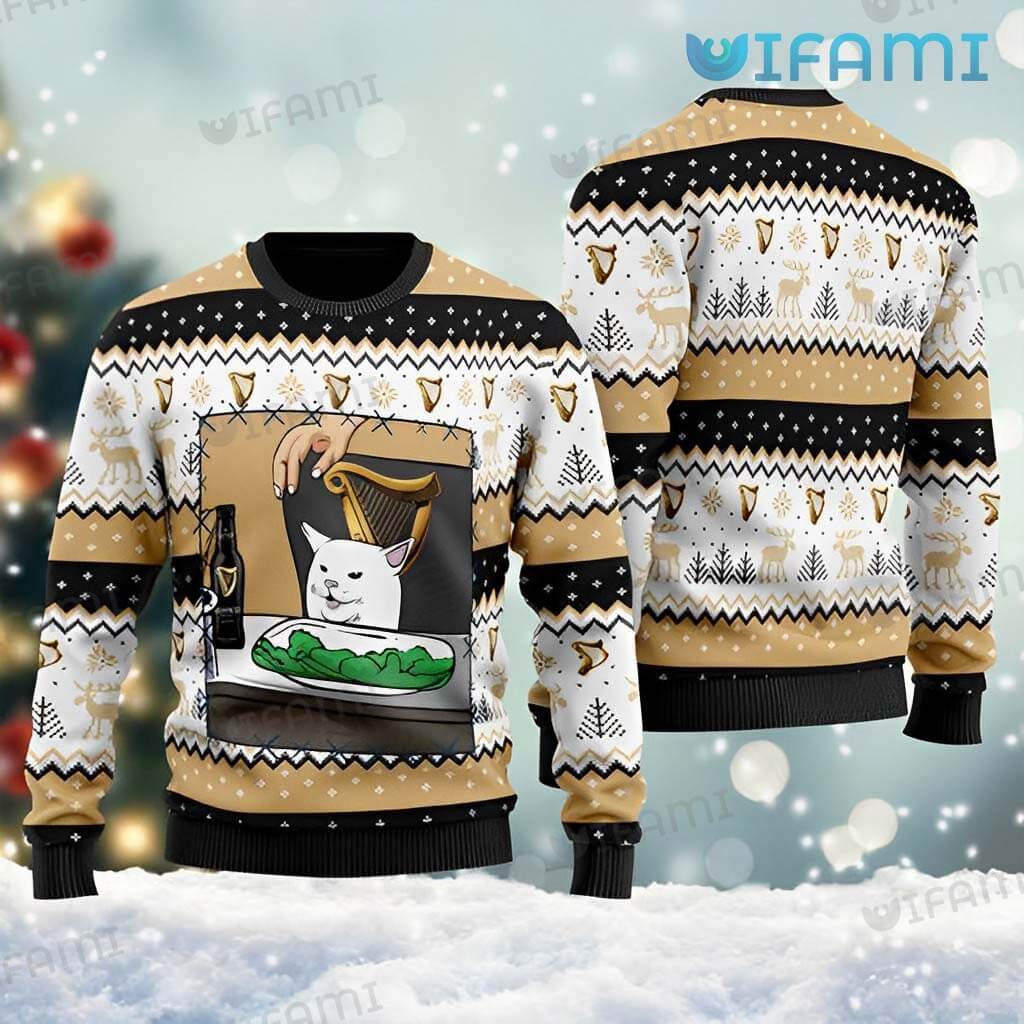 Spread Joy with the Cozy and Quirky Guinness Christmas Sweater