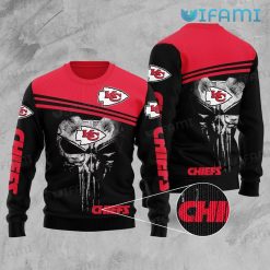 Kansas City Chiefs Sweater Punisher Skull Chiefs Gift