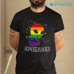 LGBT Shirt Alien Victory Sign Homosexualien LGBT Gift