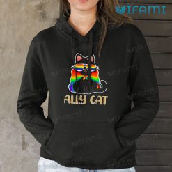 LGBT Shirt Ally Cat Cloak Sunglasses LGBT Hoodie