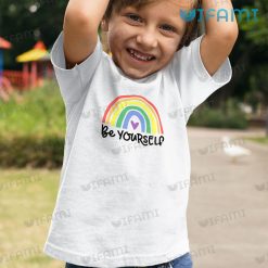 LGBT Shirt Be Yourself Rainbow LGBT Kid Shirt
