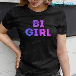 LGBT Shirt Bi Girl Color Of Bisexual Flag LGBT Gift