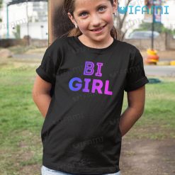 LGBT Shirt Bi Girl Color Of Bisexual Flag LGBT Kid Shirt