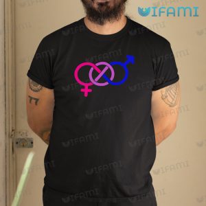 LGBT Shirt Bisexual Couple Symbol LGBT Gift