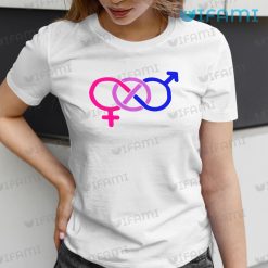 LGBT Shirt Bisexual Couple Symbol LGBT Present