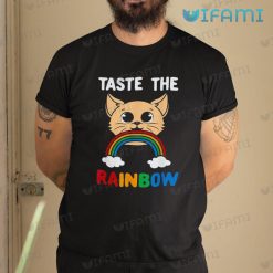 LGBT Shirt Cat Taste The Rainbow LGBT Gift