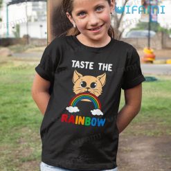 LGBT Shirt Cat Taste The Rainbow LGBT Kid Shirt