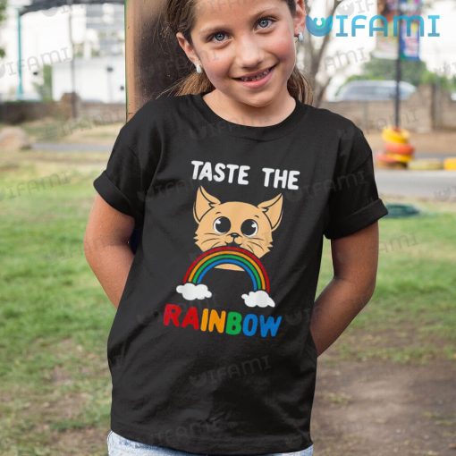 LGBT Shirt Cat Taste The Rainbow LGBT Gift