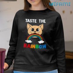 LGBT Shirt Cat Taste The Rainbow LGBT Sweashirt