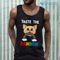 LGBT Shirt Cat Taste The Rainbow LGBT Tank Top