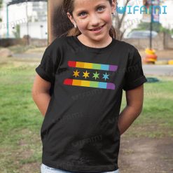 LGBT Shirt Chicago Flag LGBT Kid Shirt