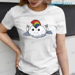 LGBT Shirt Cloud With Rainbow Mohawk LGBT Present