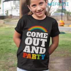 LGBT Shirt Come Out And Party LGBT Kid Shirt