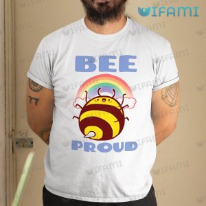 LGBT Shirt Cute Bee Proud Rainbow LGBT Gift
