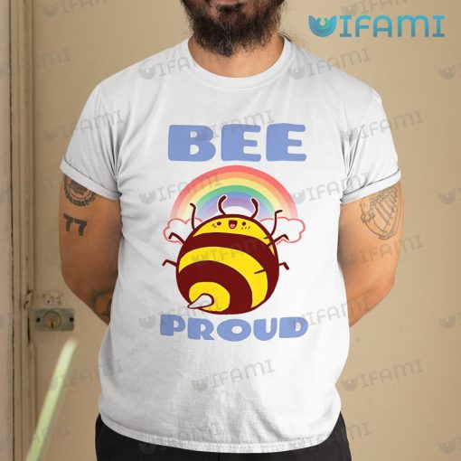 LGBT Shirt Cute Bee Proud Rainbow LGBT Gift