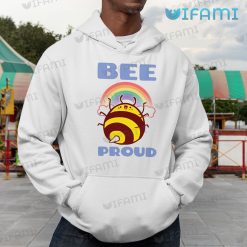 LGBT Shirt Cute Bee Proud Rainbow LGBT Hoodie