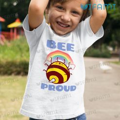 LGBT Shirt Cute Bee Proud Rainbow LGBT Kid Shirt