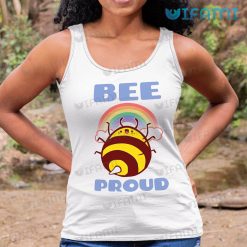 LGBT Shirt Cute Bee Proud Rainbow LGBT Tank Top