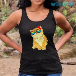 LGBT Shirt Cute Cat In Sunglasses LGBT Tank Top