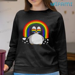 LGBT Shirt Cute Penguin Rainbow Flag LGBT Sweashirt