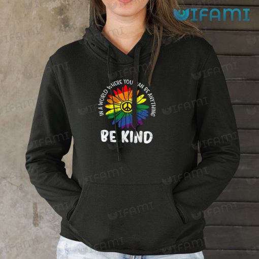 LGBT Shirt Daisy In A World Where You Can Be Anything Be Kind LGBT Gift