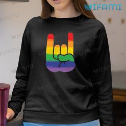 LGBT Shirt Devil Horns Hand LGBT Sweashirt