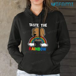 LGBT Shirt Dog Taste The Rainbow LGBT Gift