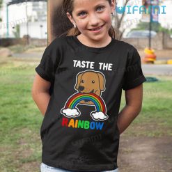 LGBT Shirt Dog Taste The Rainbow LGBT Kid Shirt