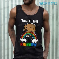 LGBT Shirt Dog Taste The Rainbow LGBT Tank Top