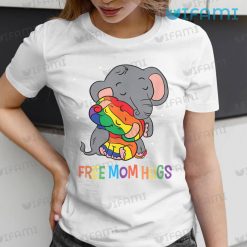 LGBT Shirt Elephant Free Mom Hugs LGBT Present