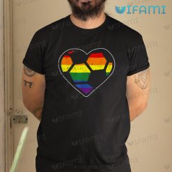 LGBT Shirt Football Heart Sport Rainbow LGBT Gift