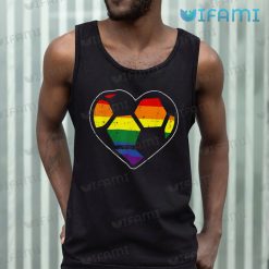 LGBT Shirt Football Heart Sport Rainbow LGBT Tank Top