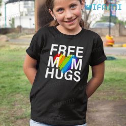 LGBT Shirt Free Mom Hugs LGBT Heart LGBT Heart Kid Shirt