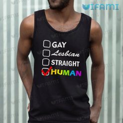 LGBT Shirt Gay Lesbian Straight Human LGBT Tank Top