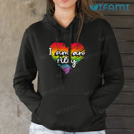 LGBT Shirt I Am An Ally Heart LGBT Gift