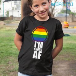 LGBT Shirt Im Proud AF Rainbow LGBT Kid Shirt