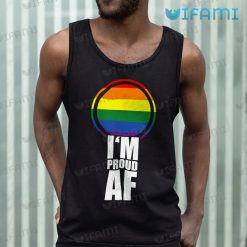 LGBT Shirt Im Proud AF Rainbow LGBT Tank Top