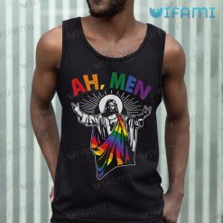 LGBT Shirt Jesus Christ Ah Men LGBT Tank Top