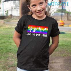 LGBT Shirt Love Always Wins ASL LGBT Kid Shirt