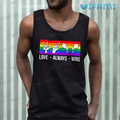 LGBT Shirt Love Always Wins ASL LGBT Tank Top